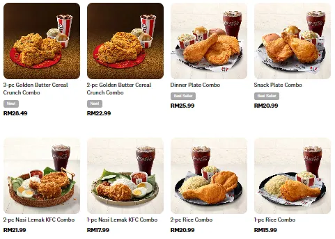 Harga Menu KFC Chicken