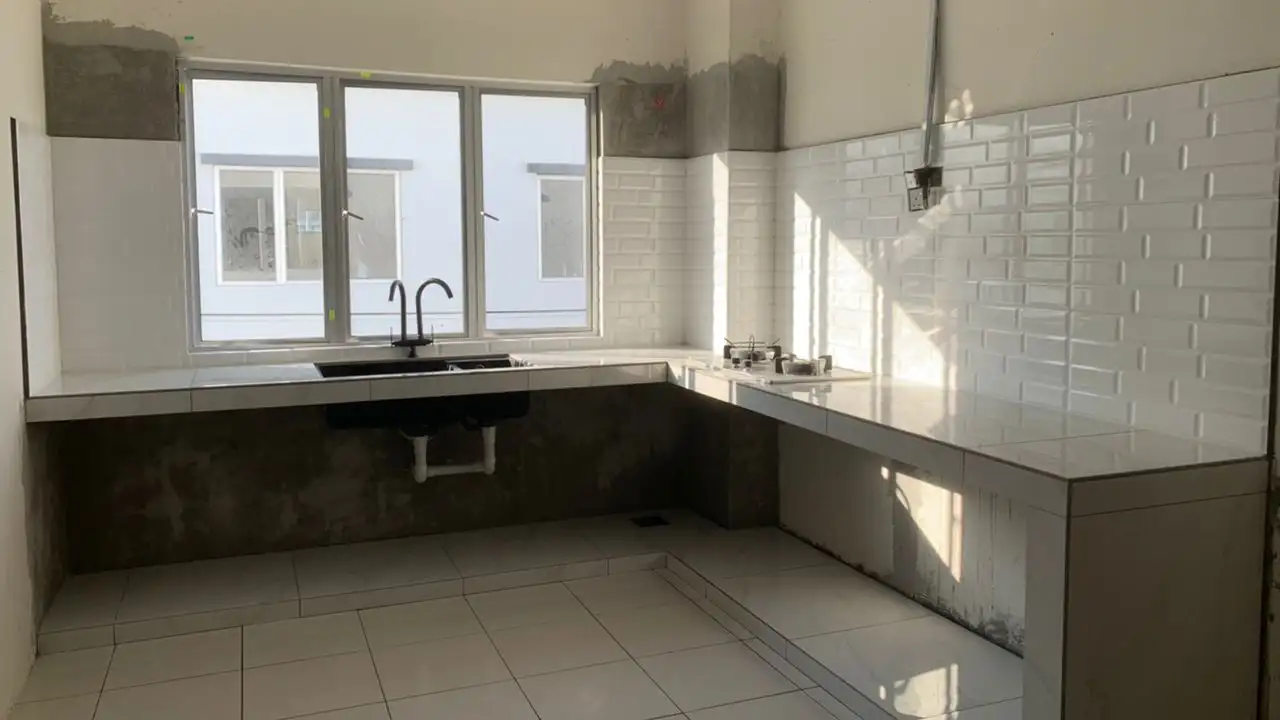 Harga Buat Tabel Top Dapur Konkrit Terkini